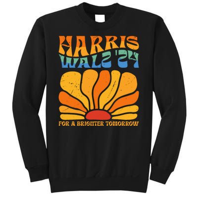 Harris Waltz 2024 For A Brighter Tomorrow Boho Aesthetic Sweatshirt