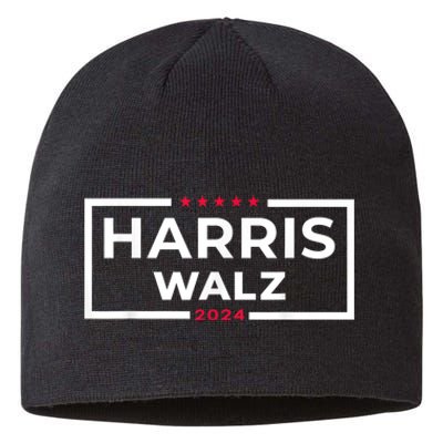 Harris Walz 2024 Tim Walz Kamala Harris Usa Election Apparel Sustainable Beanie