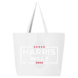 Harris Walz 2024 Tim Walz Kamala Harris Usa Election Apparel 25L Jumbo Tote