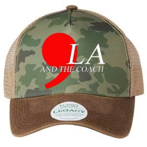 Harris Walz 2024 Comma La And The Coach Legacy Tie Dye Trucker Hat