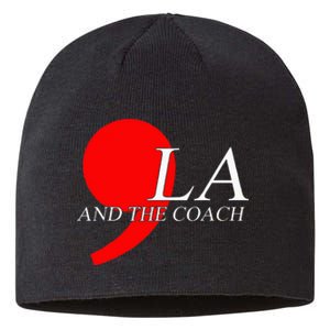 Harris Walz 2024 Comma La And The Coach Sustainable Beanie