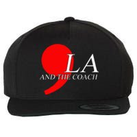 Harris Walz 2024 Comma La And The Coach Wool Snapback Cap