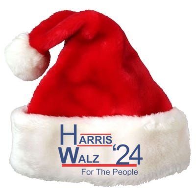 Harris Walz 24 For The People Premium Christmas Santa Hat