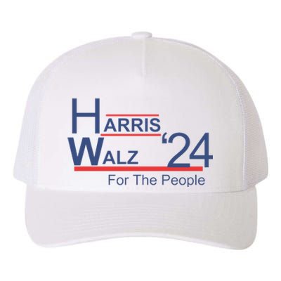 Harris Walz 24 For The People Yupoong Adult 5-Panel Trucker Hat