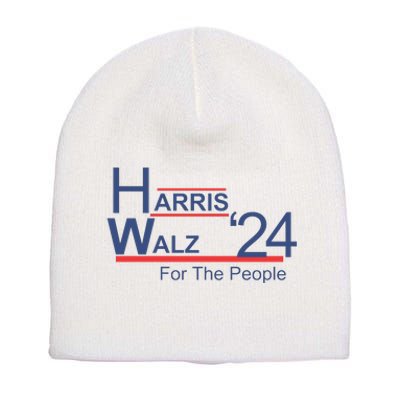 Harris Walz 24 For The People Short Acrylic Beanie