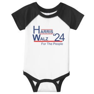 Harris Walz 24 For The People Infant Baby Jersey Bodysuit