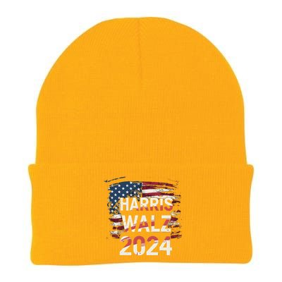 Harris Walz 2024 Patriotic Election Kamala Harris Knit Cap Winter Beanie