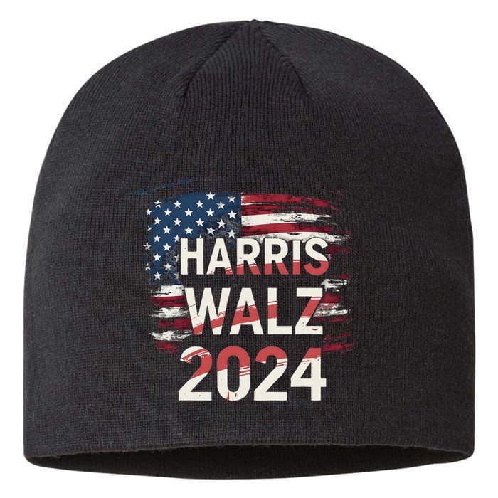 Harris Walz 2024 Patriotic Election Kamala Harris Sustainable Beanie