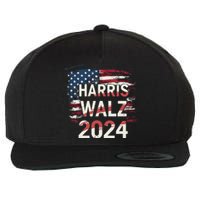 Harris Walz 2024 Patriotic Election Kamala Harris Wool Snapback Cap