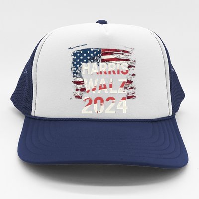 Harris Walz 2024 Patriotic Election Kamala Harris Trucker Hat