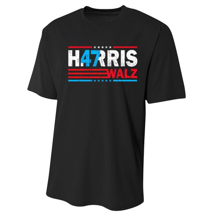 Harris Walz 47 Kamala Harris 2024 Performance Sprint T-Shirt