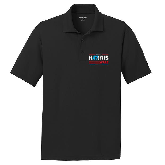 Harris Walz 47 Kamala Harris 2024 PosiCharge RacerMesh Polo