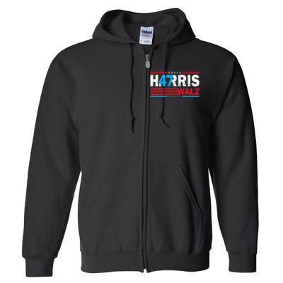 Harris Walz 47 Kamala Harris 2024 Full Zip Hoodie