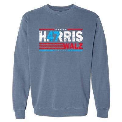 Harris Walz 47 Kamala Harris 2024 Garment-Dyed Sweatshirt