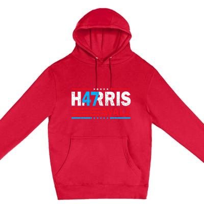 Harris Walz 47 Kamala Harris 2024 Premium Pullover Hoodie