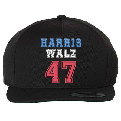 Harris Walz 47th Wool Snapback Cap