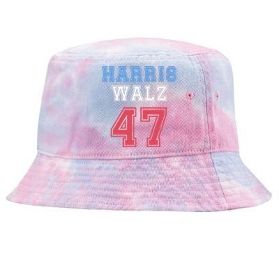 Harris Walz 47th Tie-Dyed Bucket Hat