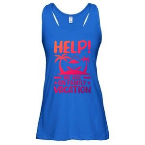 Help We Are On Family Vacay Funny Retro Costume Gift Ladies Essential Flowy Tank