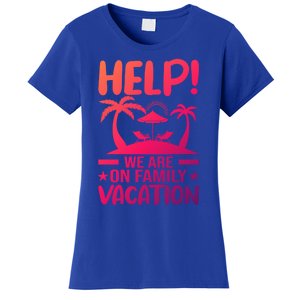 Help We Are On Family Vacay Funny Retro Costume Gift Women's T-Shirt