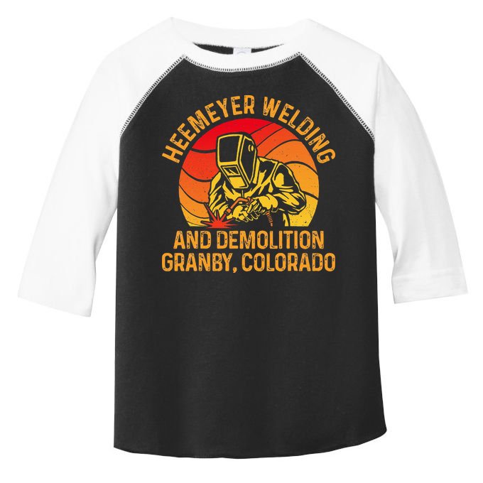 Heemeyer Welding And Demolition Grandby Colorado Welder Toddler Fine Jersey T-Shirt