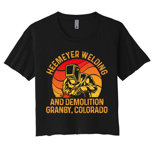 Heemeyer Welding And Demolition Grandby Colorado Welder Crop Top