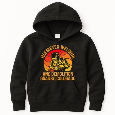 Heemeyer Welding And Demolition Grandby Colorado Welder Kids Hoodie
