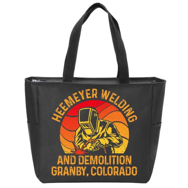 Heemeyer Welding And Demolition Grandby Colorado Welder Zip Tote Bag
