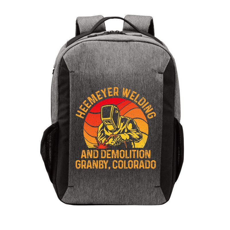 Heemeyer Welding And Demolition Grandby Colorado Welder Vector Backpack