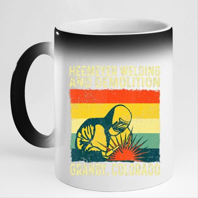 Heemeyer Welding And Demolition Granby 11oz Black Color Changing Mug