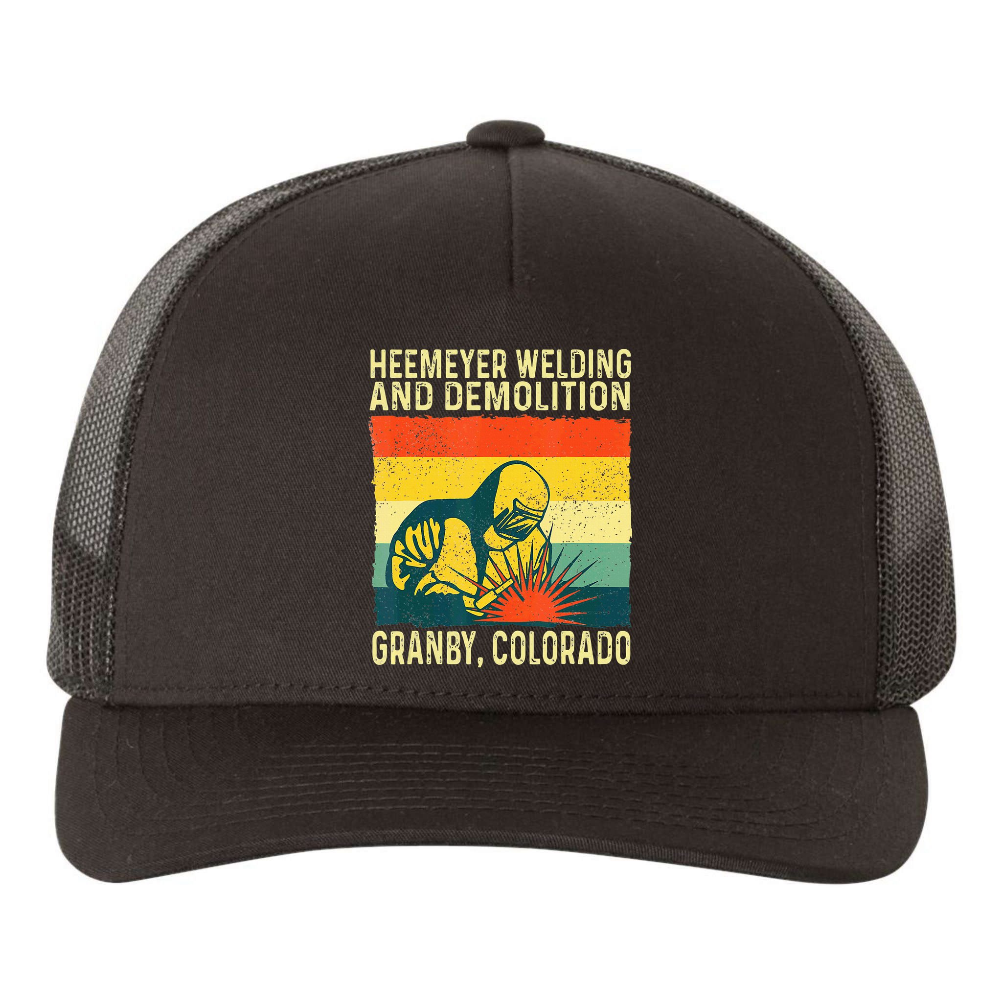 Heemeyer Welding And Demolition Granby Yupoong Adult 5-Panel Trucker Hat