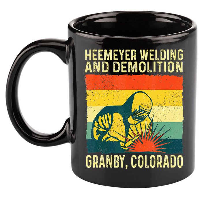 Heemeyer Welding And Demolition Granby 11oz C Handle Ceramic Mug