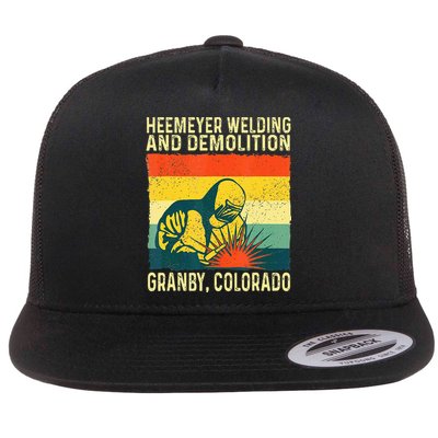 Heemeyer Welding And Demolition Granby Flat Bill Trucker Hat