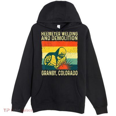 Heemeyer Welding And Demolition Granby Premium Pullover Hoodie