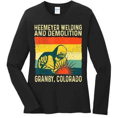 Heemeyer Welding And Demolition Granby Ladies Long Sleeve Shirt