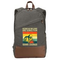 Heemeyer Welding And Demolition Granby Cotton Canvas Backpack