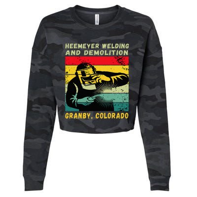 Heemeyer Welding And Demolition Grandby Colorado Cropped Pullover Crew