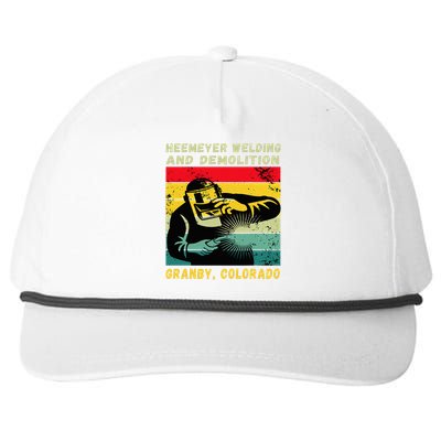 Heemeyer Welding And Demolition Grandby Colorado Snapback Five-Panel Rope Hat