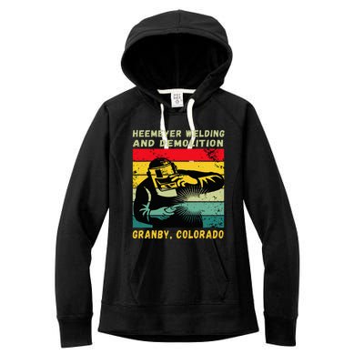 Heemeyer Welding And Demolition Grandby Colorado Women's Fleece Hoodie