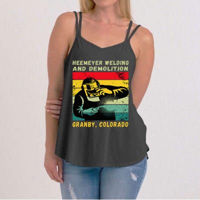 Heemeyer Welding And Demolition Grandby Colorado Women's Strappy Tank