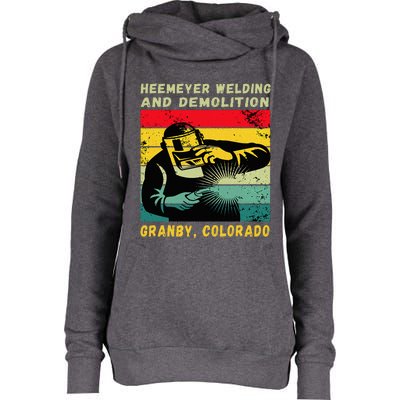 Heemeyer Welding And Demolition Grandby Colorado Womens Funnel Neck Pullover Hood