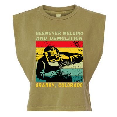 Heemeyer Welding And Demolition Grandby Colorado Garment-Dyed Women's Muscle Tee