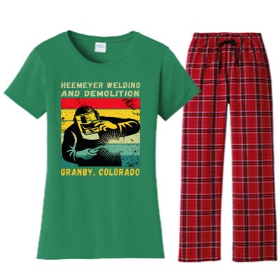 Heemeyer Welding And Demolition Grandby Colorado Women's Flannel Pajama Set