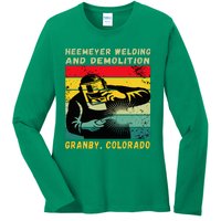 Heemeyer Welding And Demolition Grandby Colorado Ladies Long Sleeve Shirt