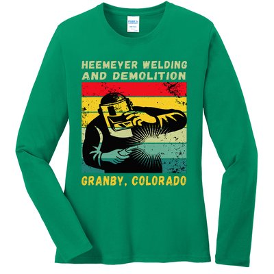 Heemeyer Welding And Demolition Grandby Colorado Ladies Long Sleeve Shirt