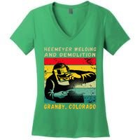 Heemeyer Welding And Demolition Grandby Colorado Women's V-Neck T-Shirt