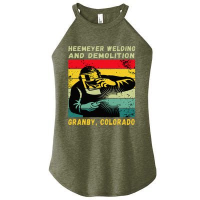 Heemeyer Welding And Demolition Grandby Colorado Women's Perfect Tri Rocker Tank