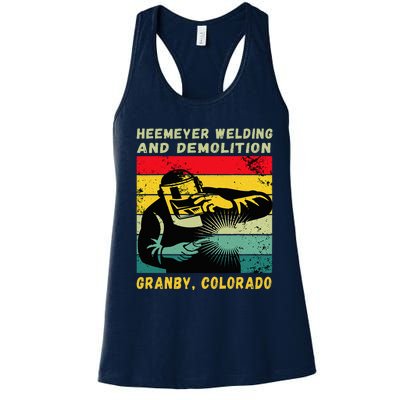 Heemeyer Welding And Demolition Grandby Colorado Women's Racerback Tank