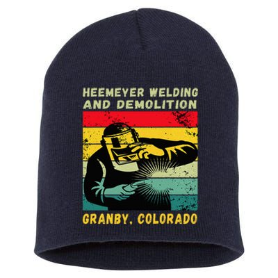 Heemeyer Welding And Demolition Grandby Colorado Short Acrylic Beanie