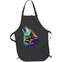 Howling Wolf Abstract Apron