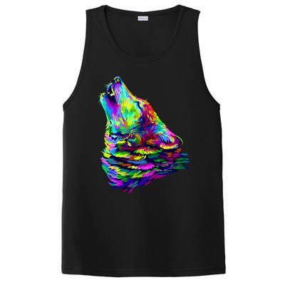 Howling Wolf Abstract PosiCharge Competitor Tank